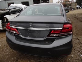 2014 Honda Civic LX Gray Sedan 1.8L AT #A22647